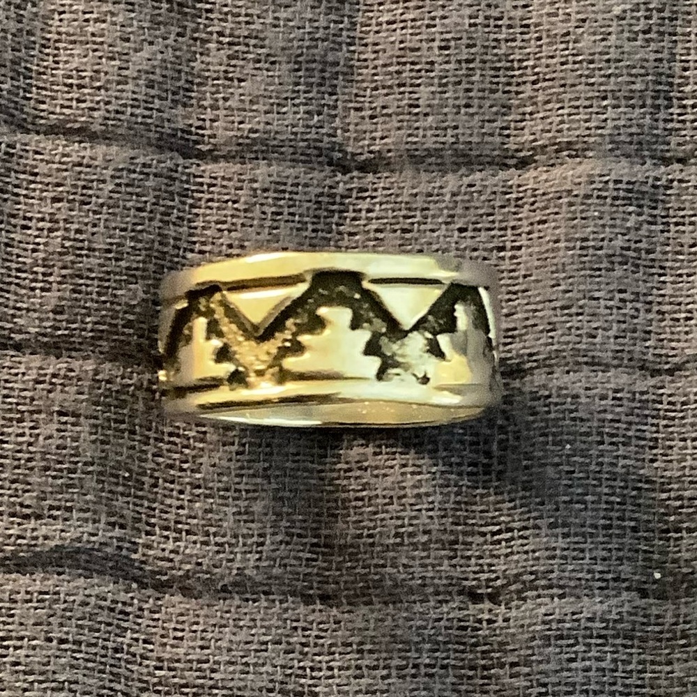 Native American made Sterling ring Sz 6
